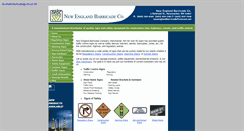 Desktop Screenshot of newenglandbarricade.com