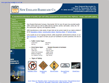 Tablet Screenshot of newenglandbarricade.com